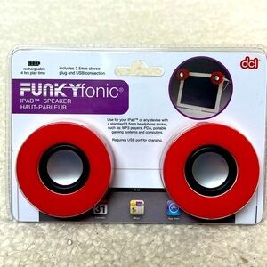 DCI Funkyfonic iPad Red Portable Speaker
